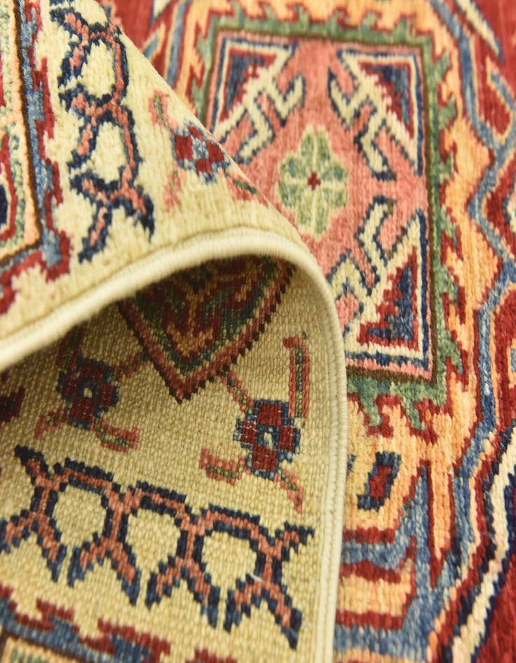 Detail image of  3' 3 x 4' 10  Hand Knotted Kazak Oriental Rug