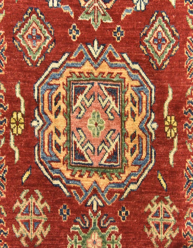 Detail image of  3' 3 x 4' 10  Hand Knotted Kazak Oriental Rug