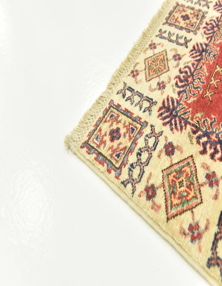 Detail image of  3' 3 x 4' 10  Hand Knotted Kazak Oriental Rug