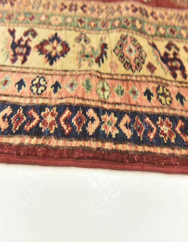 Detail image of  5' 6 x 7' 7  Hand Knotted Kazak Oriental Rug