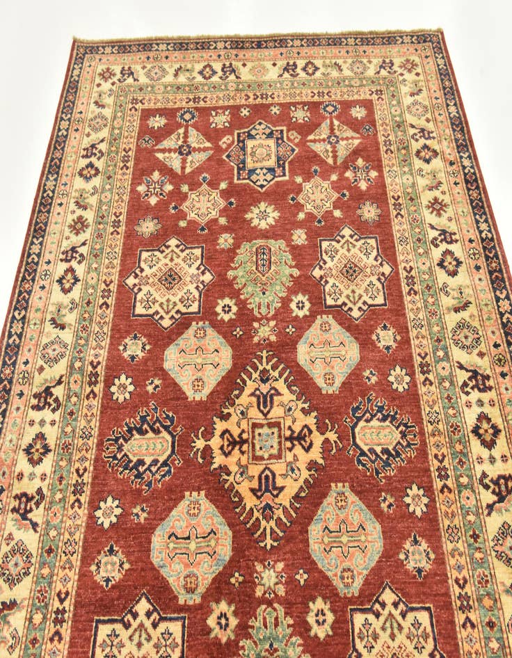 Detail image of  5' 6 x 7' 7  Hand Knotted Kazak Oriental Rug