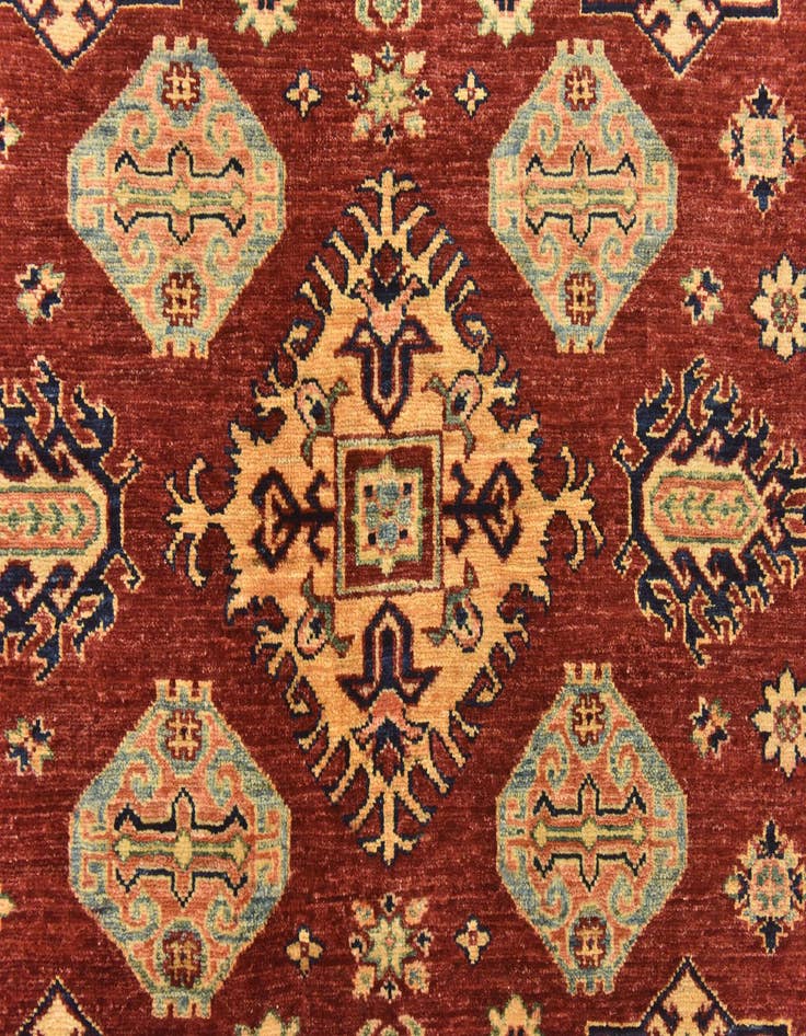 Detail image of  5' 6 x 7' 7  Hand Knotted Kazak Oriental Rug