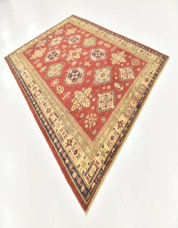 Detail image of  5' 6 x 7' 7  Hand Knotted Kazak Oriental Rug