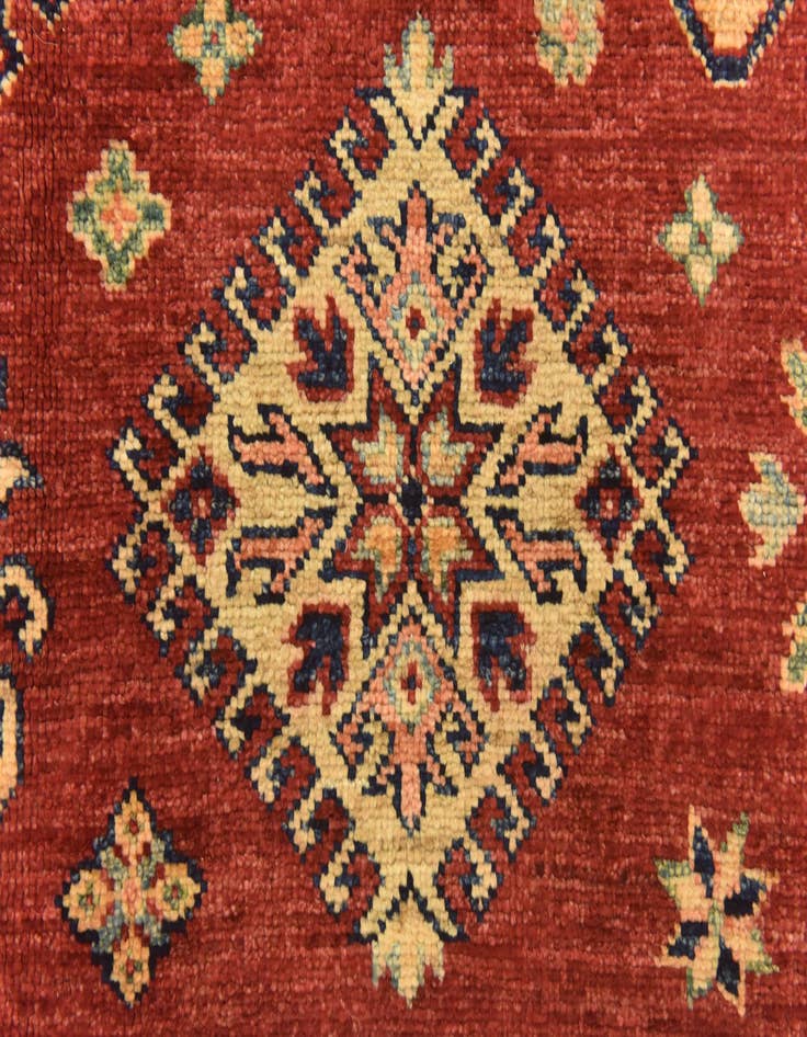 Detail image of  5' 6 x 7' 7  Hand Knotted Kazak Oriental Rug