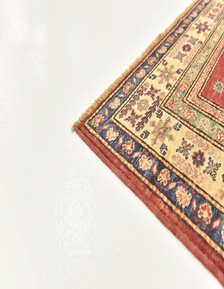 Detail image of  5' 6 x 7' 7  Hand Knotted Kazak Oriental Rug