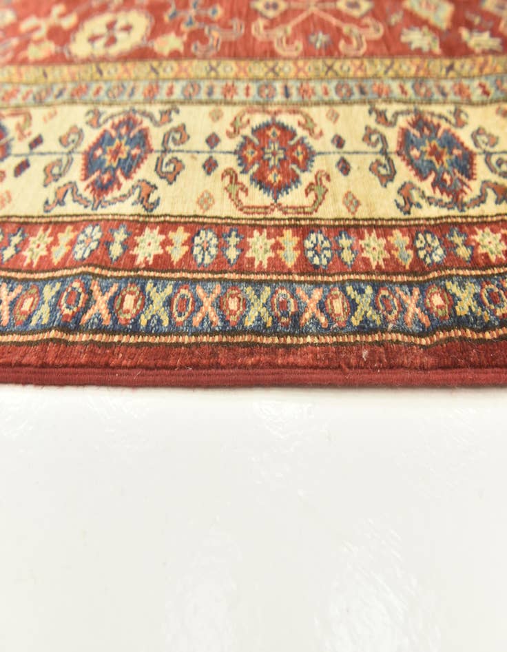 Detail image of  5' 9 x 8'  Hand Knotted Kazak Oriental Rug