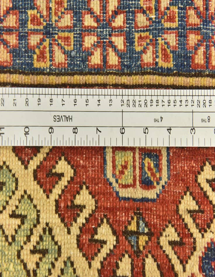 Detail image of  5' x 5' 10  Hand Knotted Kazak Oriental Rug