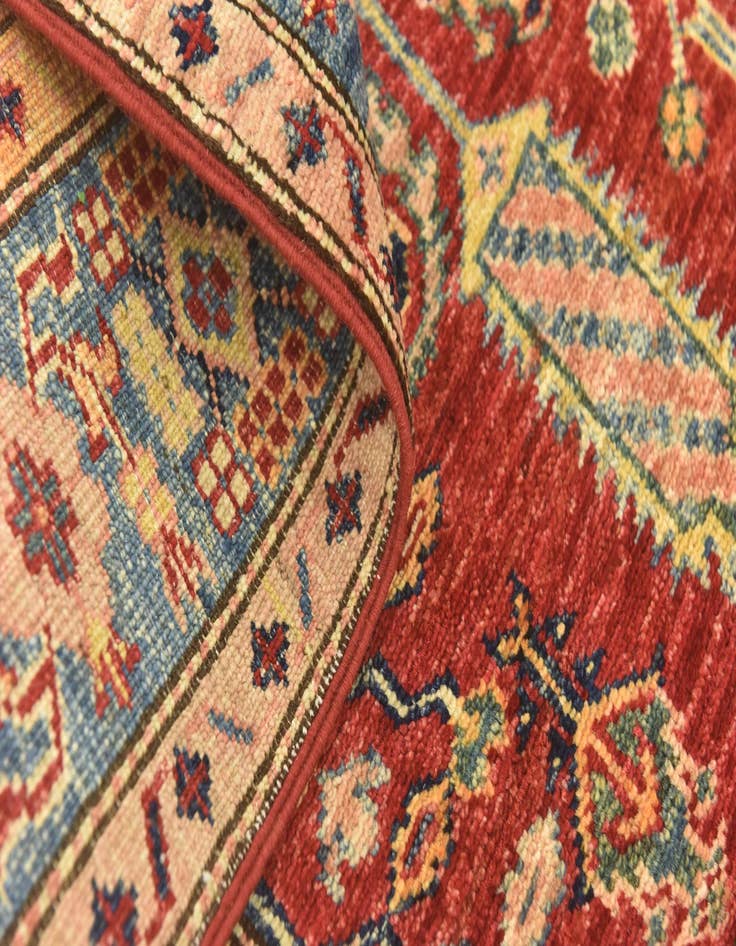 Detail image of  3' 5 x 5' 2  Hand Knotted Kazak Oriental Rug