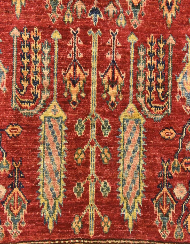 Detail image of  3' 5 x 5' 2  Hand Knotted Kazak Oriental Rug