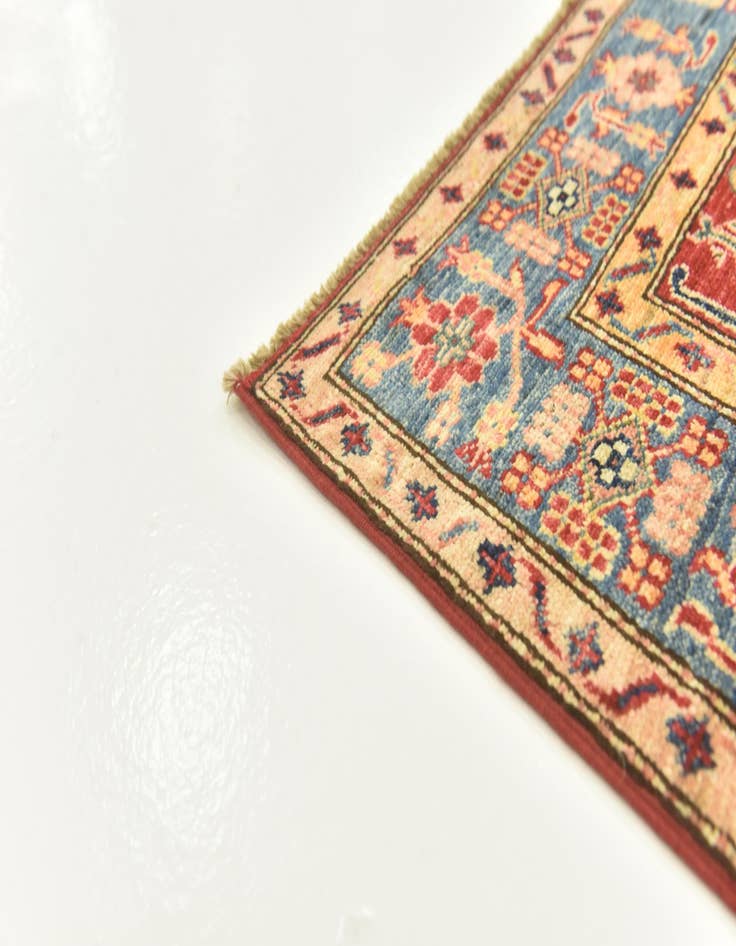 Detail image of  3' 5 x 5' 2  Hand Knotted Kazak Oriental Rug