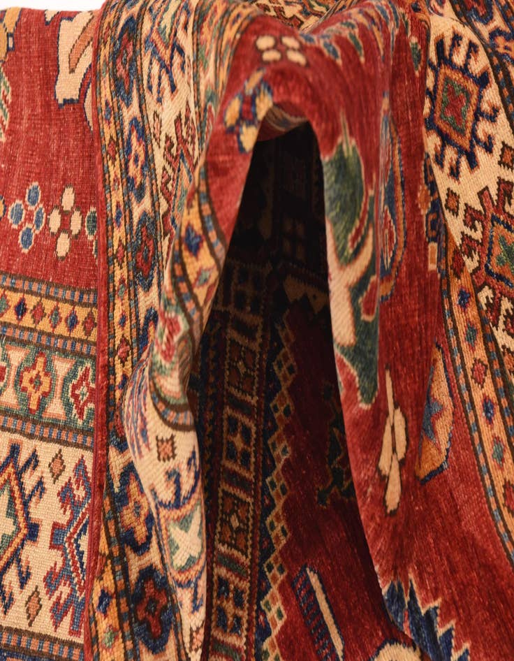Detail image of  6' 2 x 8' 10  Hand Knotted Kazak Oriental Rug