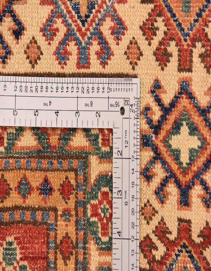 Detail image of  6' 2 x 8' 10  Hand Knotted Kazak Oriental Rug