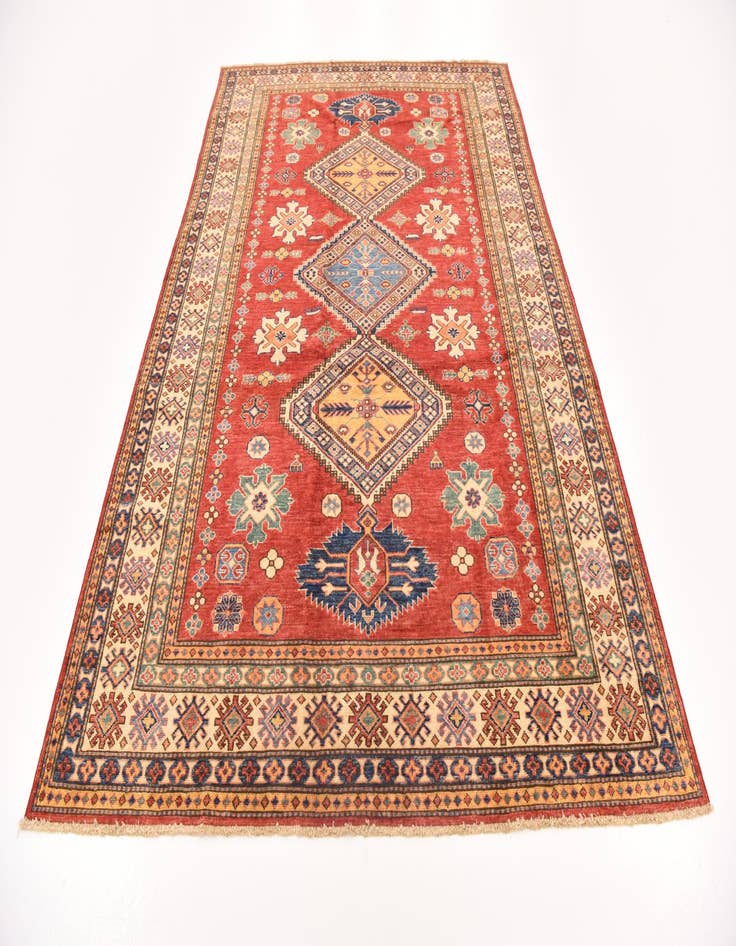 Detail image of  6' 2 x 8' 10  Hand Knotted Kazak Oriental Rug