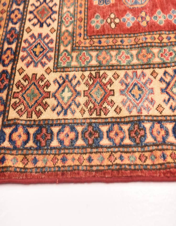 Detail image of  6' 2 x 8' 10  Hand Knotted Kazak Oriental Rug