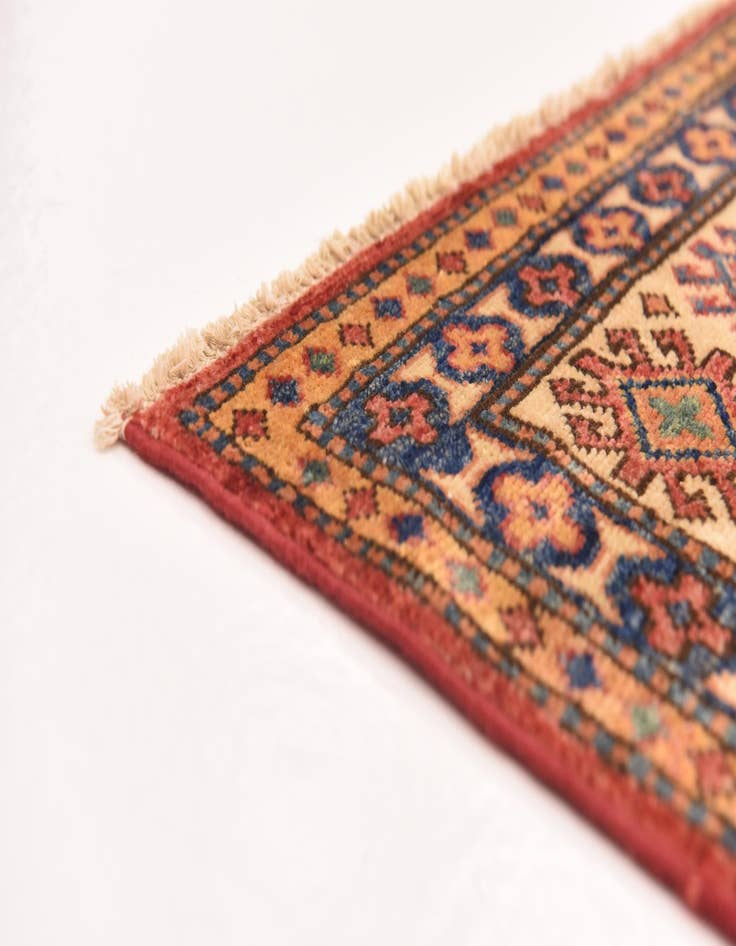 Detail image of  6' 2 x 8' 10  Hand Knotted Kazak Oriental Rug