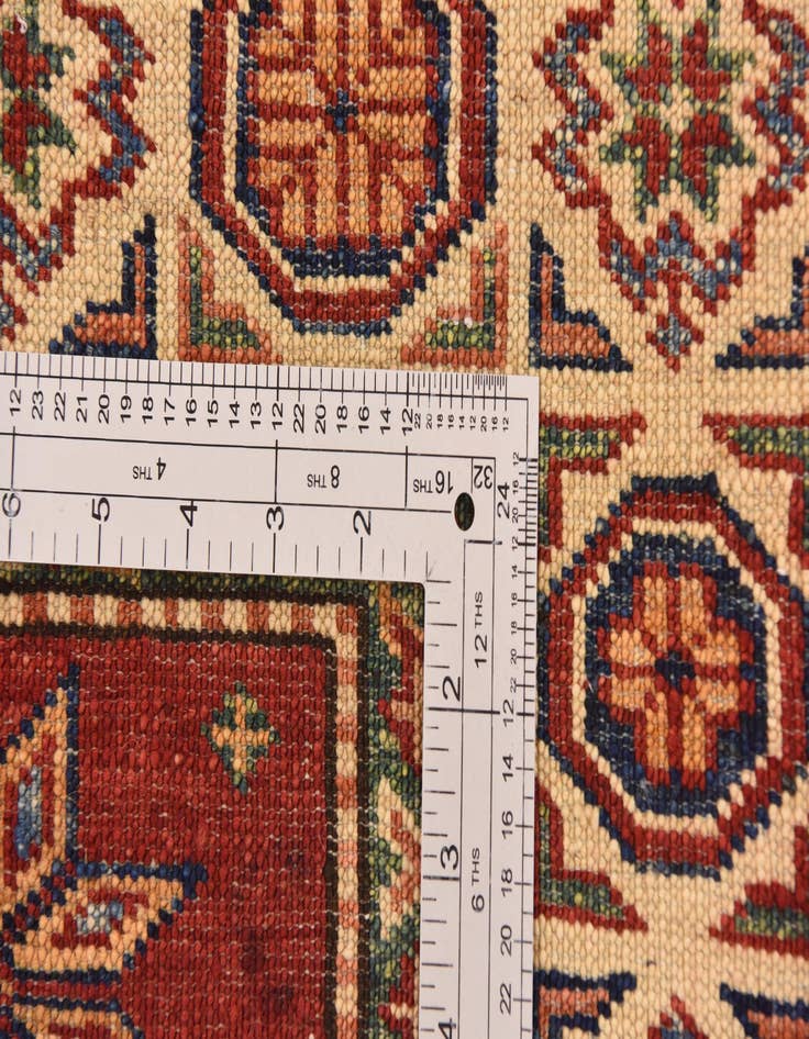 Detail image of  3' 4 x 5'  Hand Knotted Kazak Oriental Rug