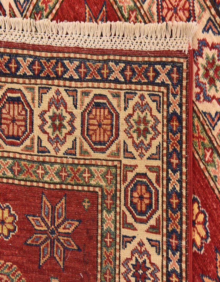 Detail image of  3' 4 x 5'  Hand Knotted Kazak Oriental Rug