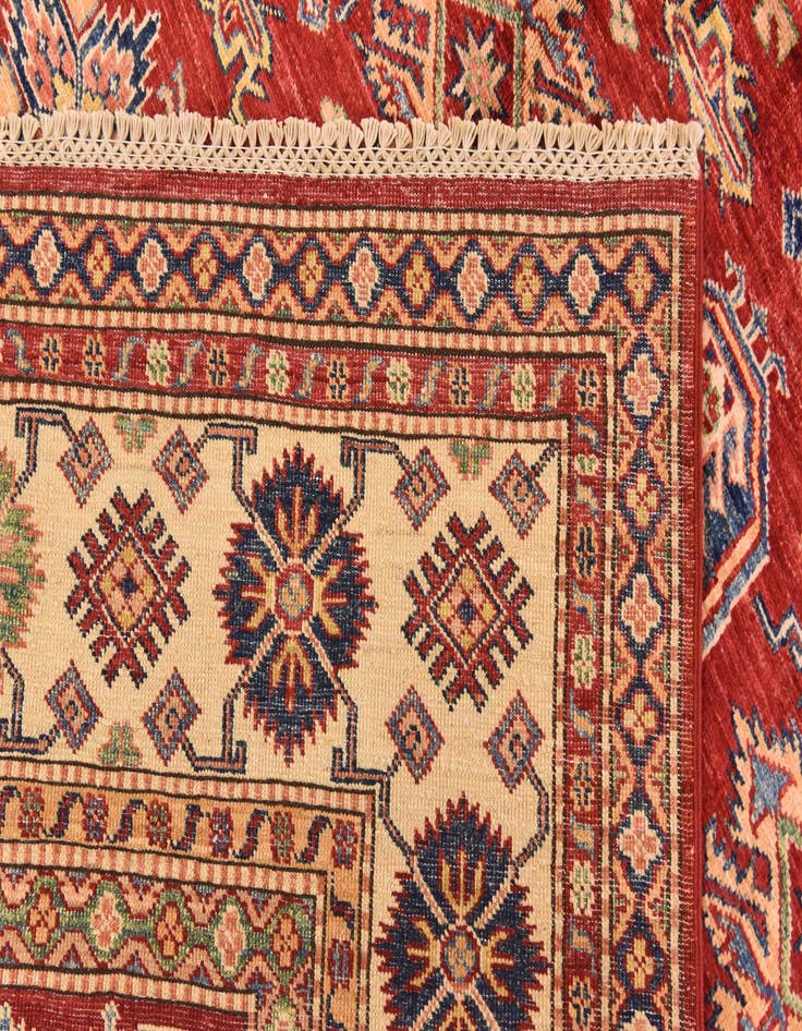 Detail image of  6' 7 x 9' 10  Hand Knotted Kazak Oriental Rug