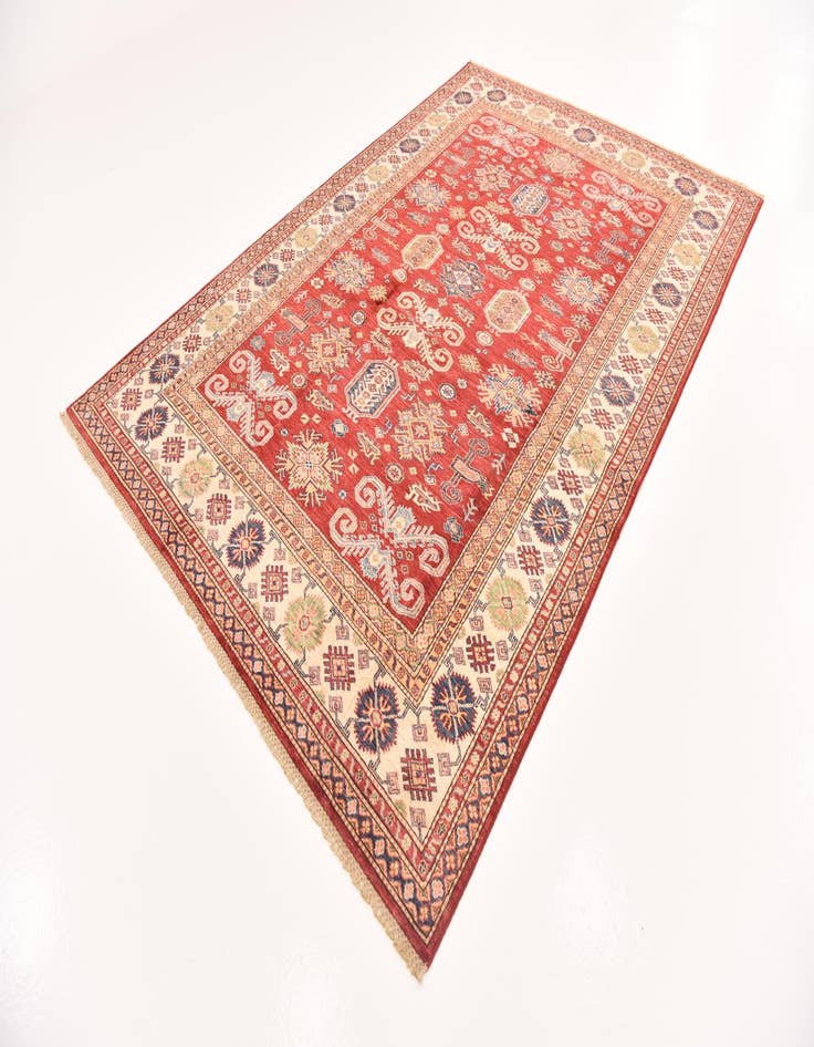 Detail image of  6' 7 x 9' 10  Hand Knotted Kazak Oriental Rug