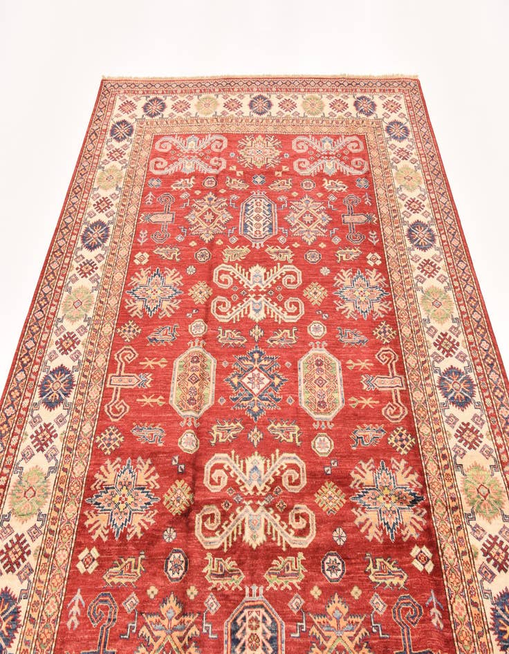 Detail image of  6' 7 x 9' 10  Hand Knotted Kazak Oriental Rug