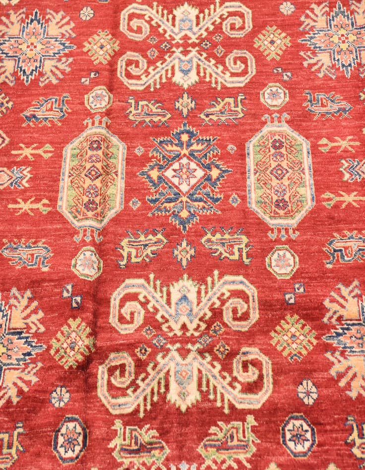 Detail image of  6' 7 x 9' 10  Hand Knotted Kazak Oriental Rug