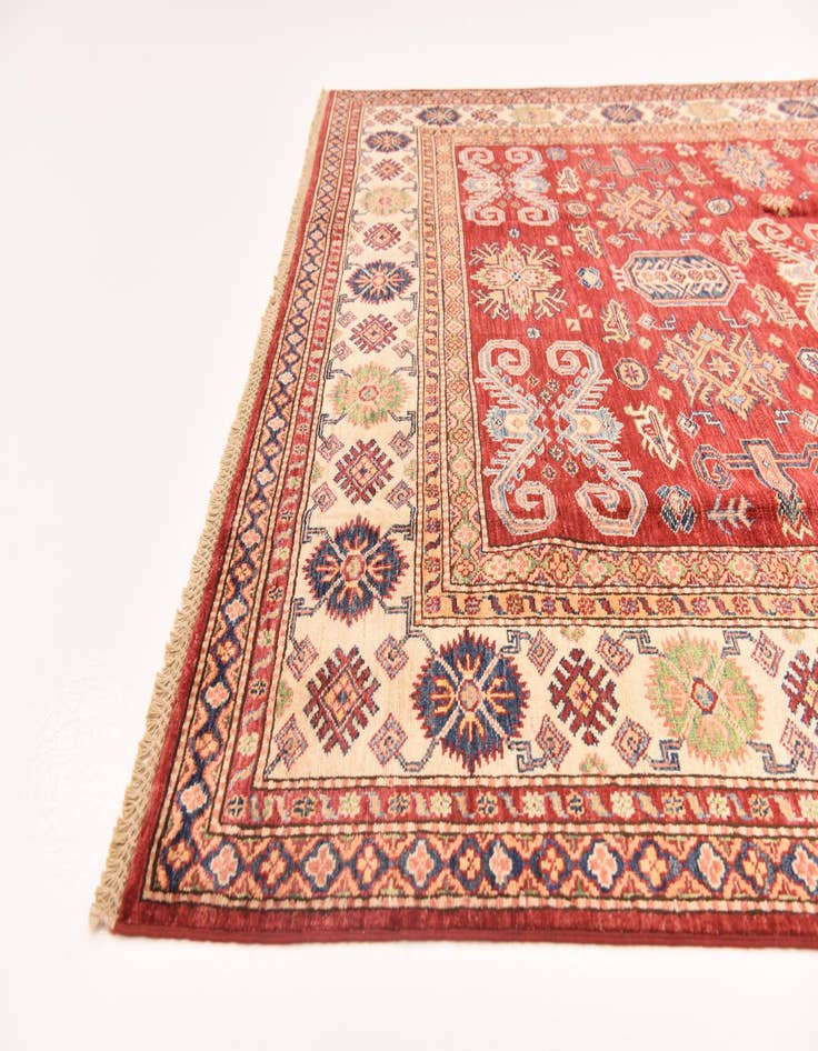 Detail image of  6' 7 x 9' 10  Hand Knotted Kazak Oriental Rug