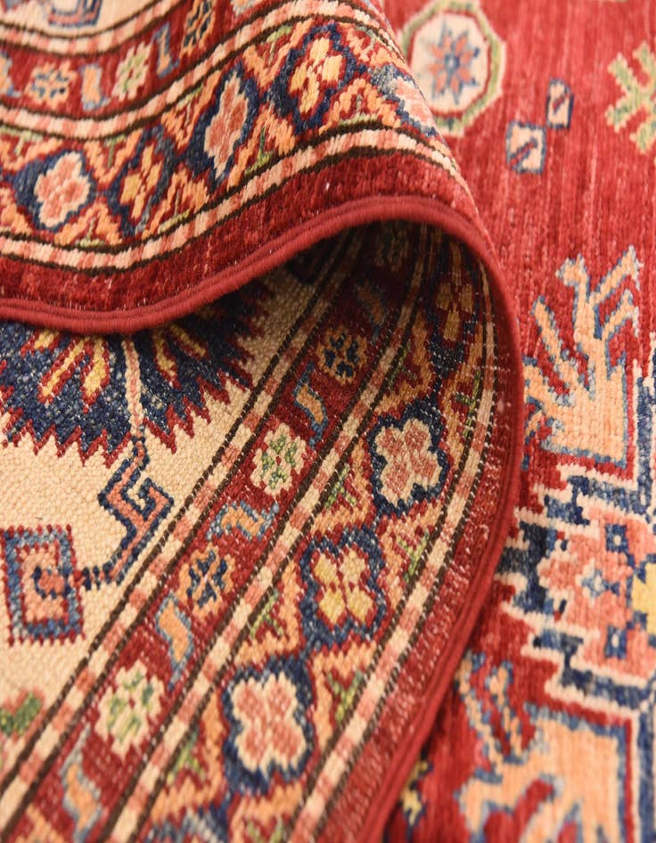 Detail image of  6' 7 x 9' 10  Hand Knotted Kazak Oriental Rug