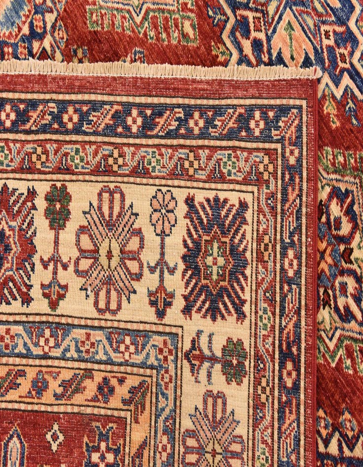 Detail image of  6' 9 x 9' 9  Hand Knotted Kazak Oriental Rug