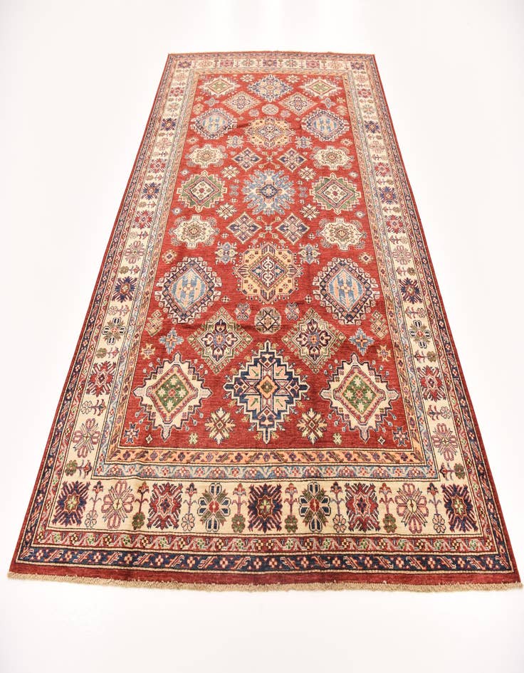 Detail image of  6' 9 x 9' 9  Hand Knotted Kazak Oriental Rug