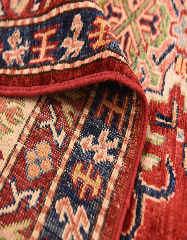 Detail image of  6' 7 x 9' 7  Hand Knotted Kazak Oriental Rug
