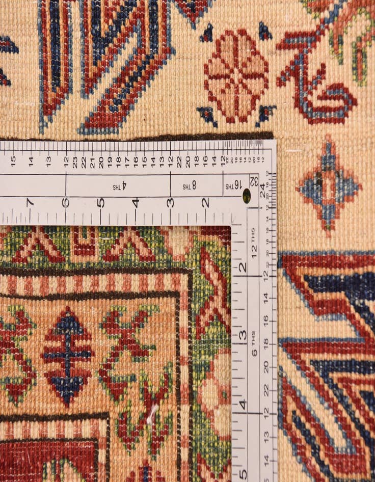 Detail image of  6' 7 x 9' 7  Hand Knotted Kazak Oriental Rug