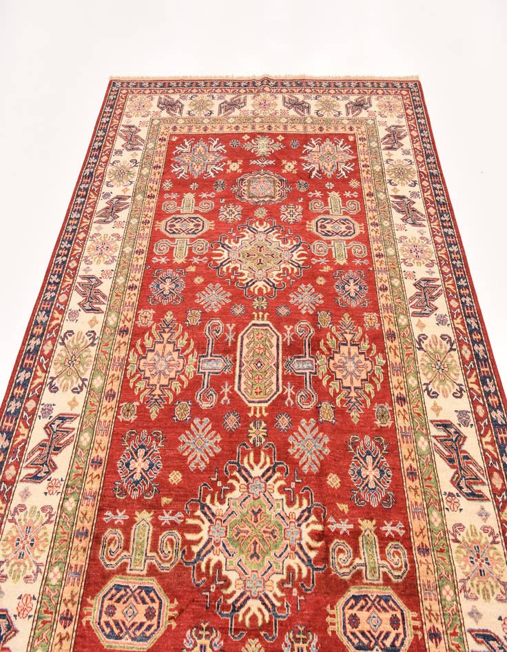 Detail image of  6' 7 x 9' 7  Hand Knotted Kazak Oriental Rug
