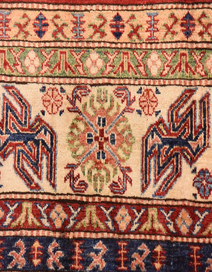 Detail image of  6' 7 x 9' 7  Hand Knotted Kazak Oriental Rug