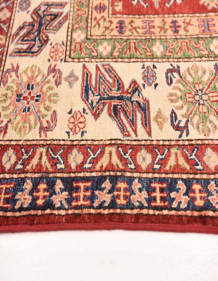 Detail image of  6' 7 x 9' 7  Hand Knotted Kazak Oriental Rug