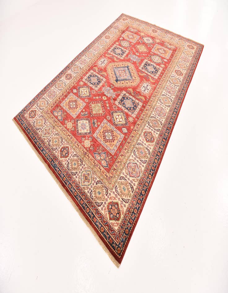 Detail image of  6' 6 x 9' 8  Hand Knotted Kazak Oriental Rug