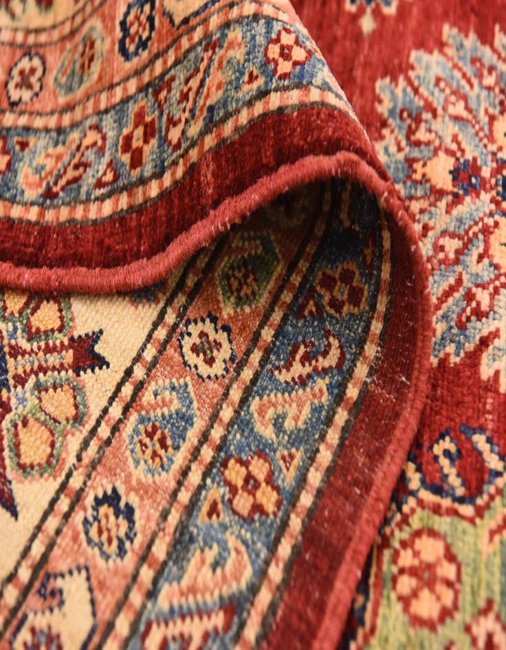 Detail image of  6' 6 x 9' 3  Hand Knotted Kazak Oriental Rug