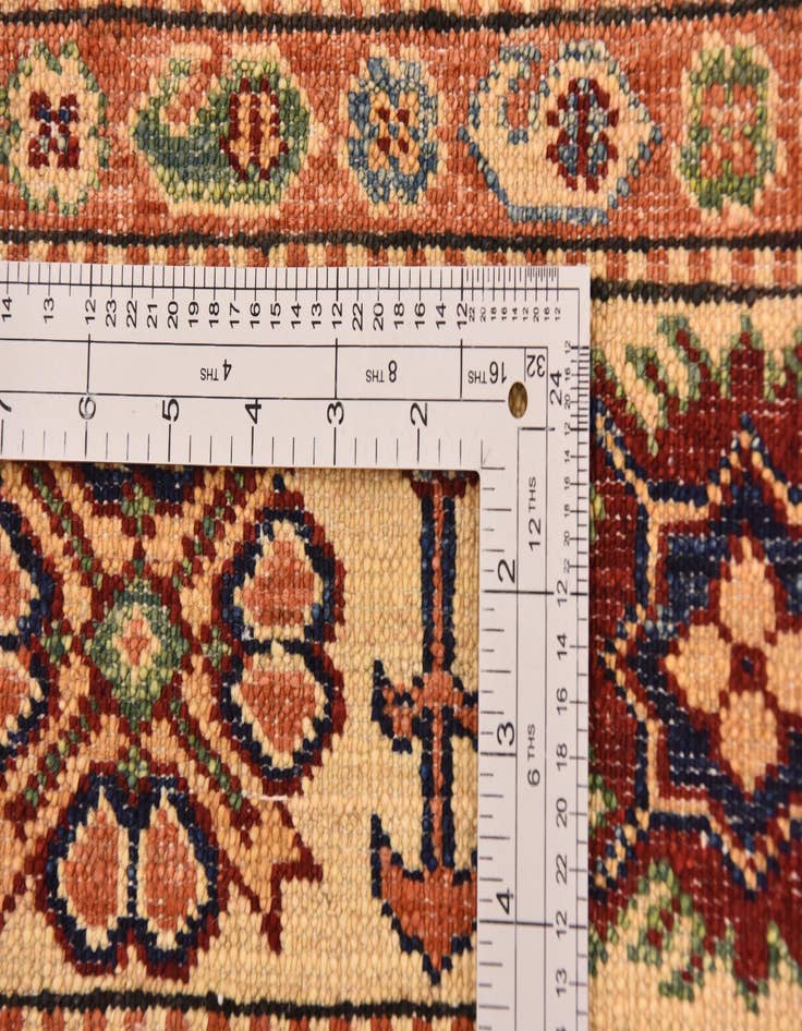 Detail image of  6' 6 x 9' 3  Hand Knotted Kazak Oriental Rug