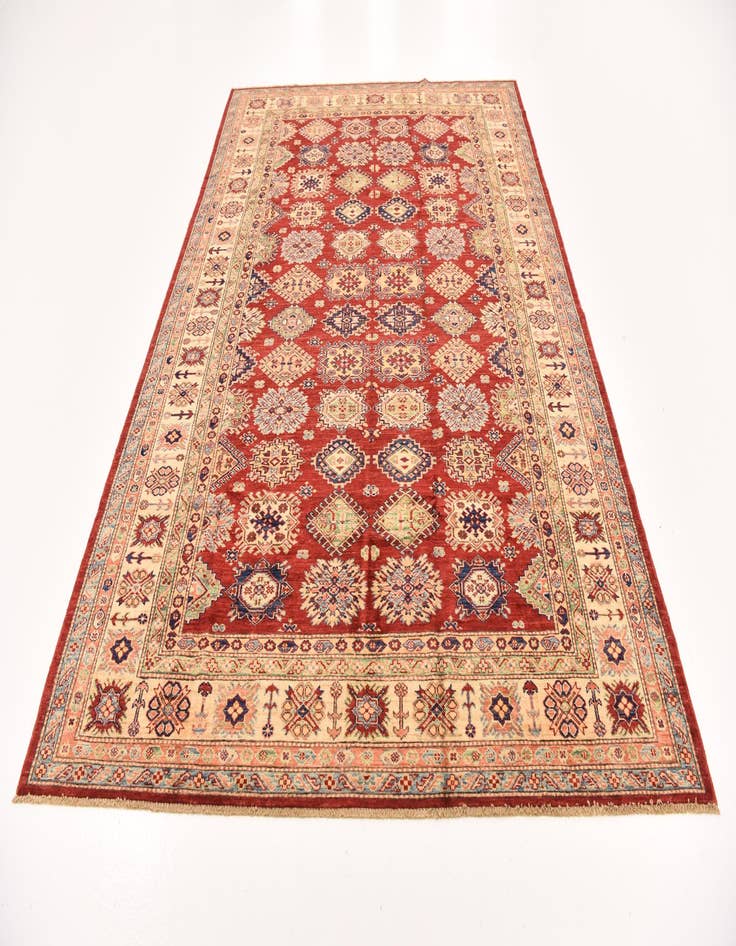 Detail image of  6' 6 x 9' 3  Hand Knotted Kazak Oriental Rug