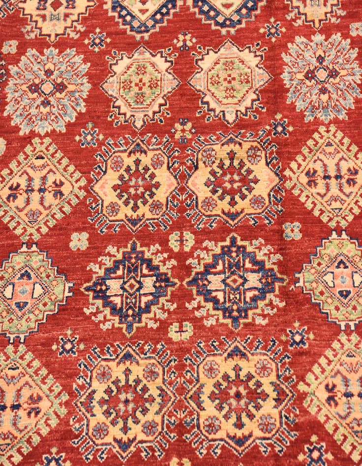 Detail image of  6' 6 x 9' 3  Hand Knotted Kazak Oriental Rug
