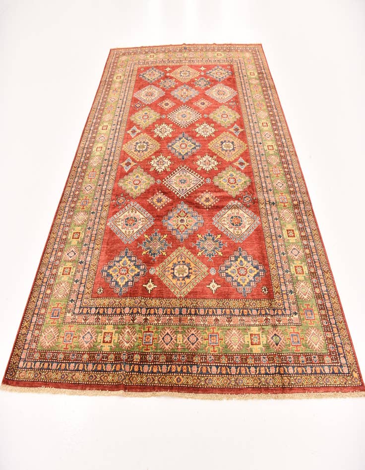 Detail image of  7' 1 x 9' 2  Hand Knotted Kazak Oriental Rug