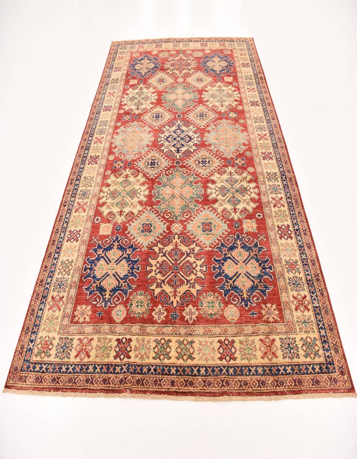 Detail image of  6' 9 x 9' 5  Hand Knotted Kazak Oriental Rug