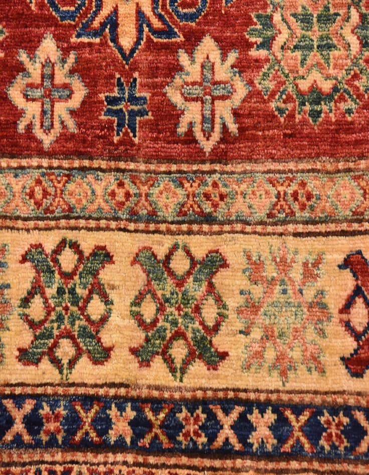 Detail image of  6' 9 x 9' 5  Hand Knotted Kazak Oriental Rug