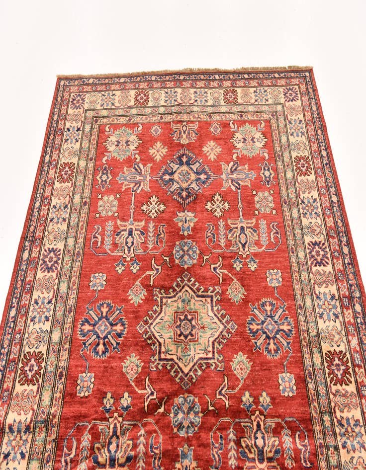 Detail image of  5' 1 x 6' 9  Hand Knotted Kazak Oriental Rug