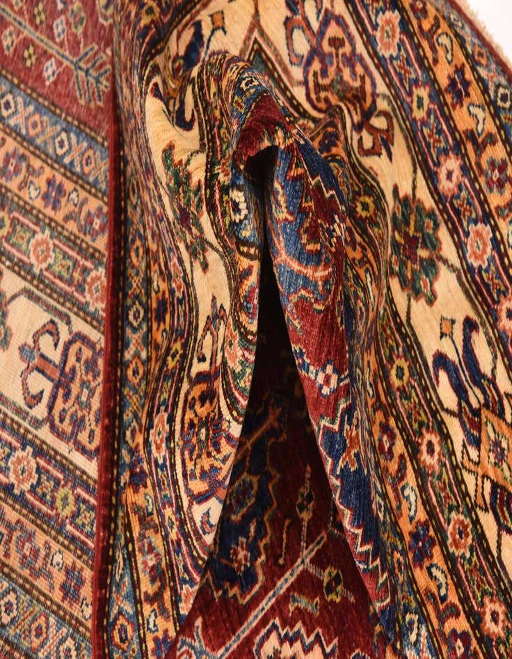 Detail image of  6' 6 x 10' 2  Hand Knotted Kazak Oriental Rug