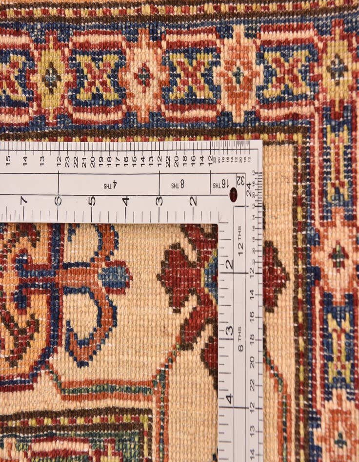 Detail image of  6' 6 x 10' 2  Hand Knotted Kazak Oriental Rug