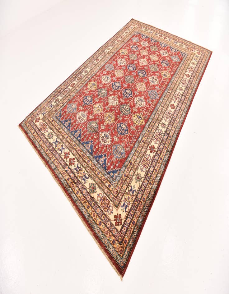 Detail image of  6' 6 x 10' 2  Hand Knotted Kazak Oriental Rug