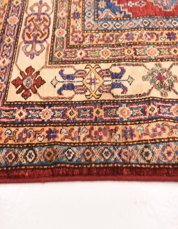 Detail image of  6' 6 x 10' 2  Hand Knotted Kazak Oriental Rug