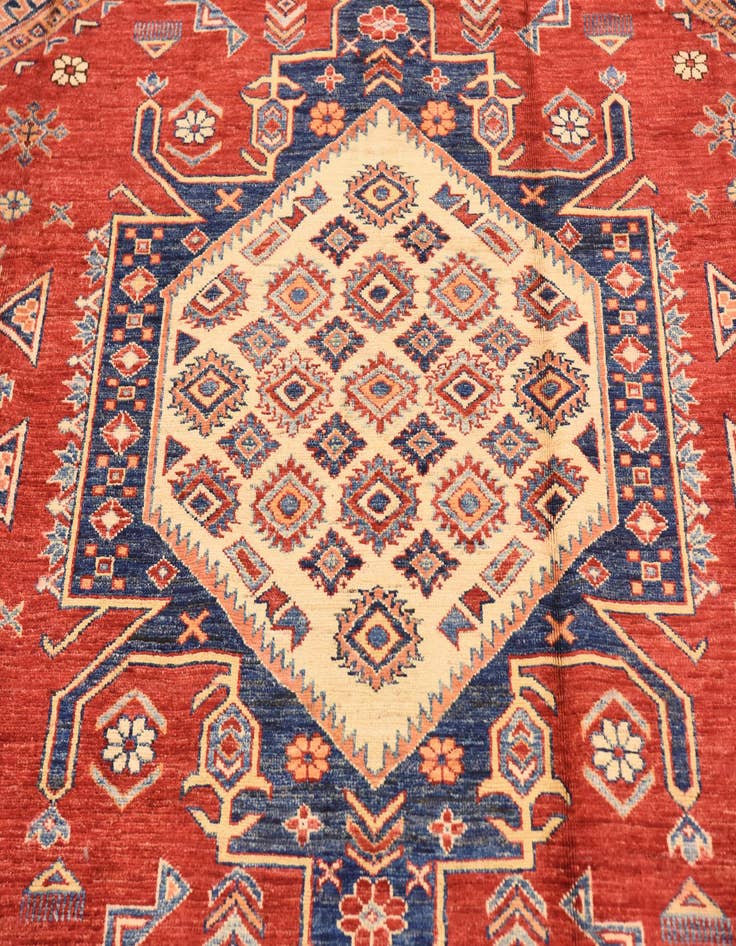 Detail image of  6' 8 x 9' 10  Hand Knotted Kazak Oriental Rug