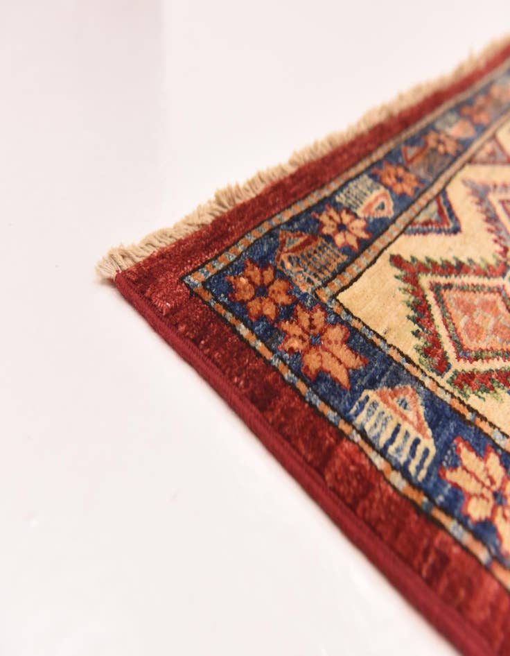 Detail image of  6' 8 x 9' 10  Hand Knotted Kazak Oriental Rug