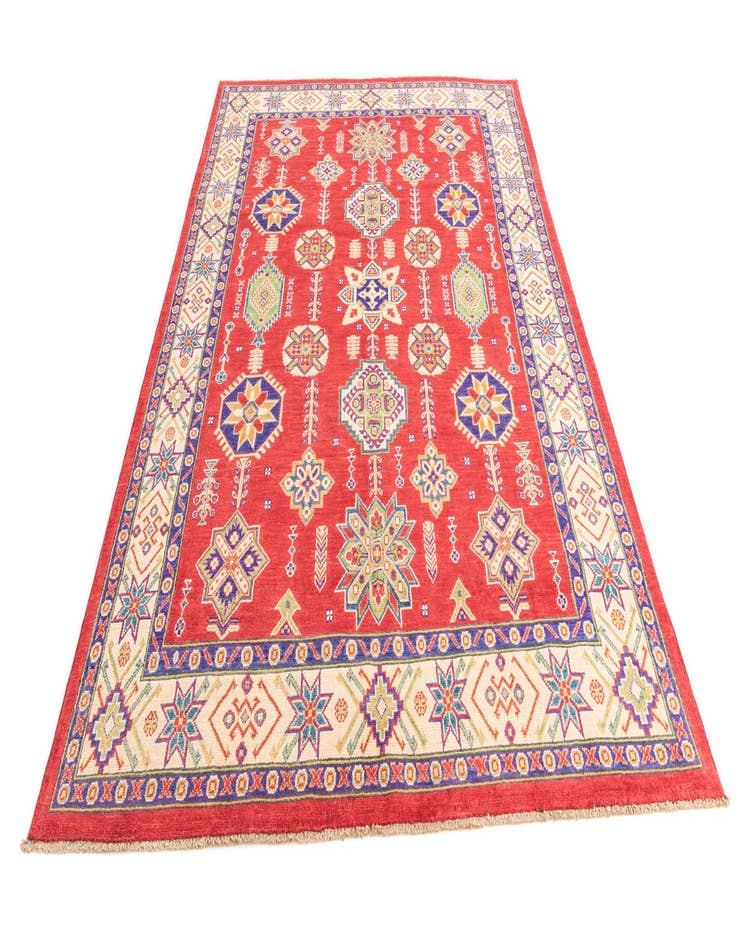 Detail image of  5' 6 x 8' 7  Hand Knotted Kazak Rug